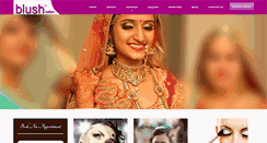 Desktop Screenshot of blushsalonindia.com